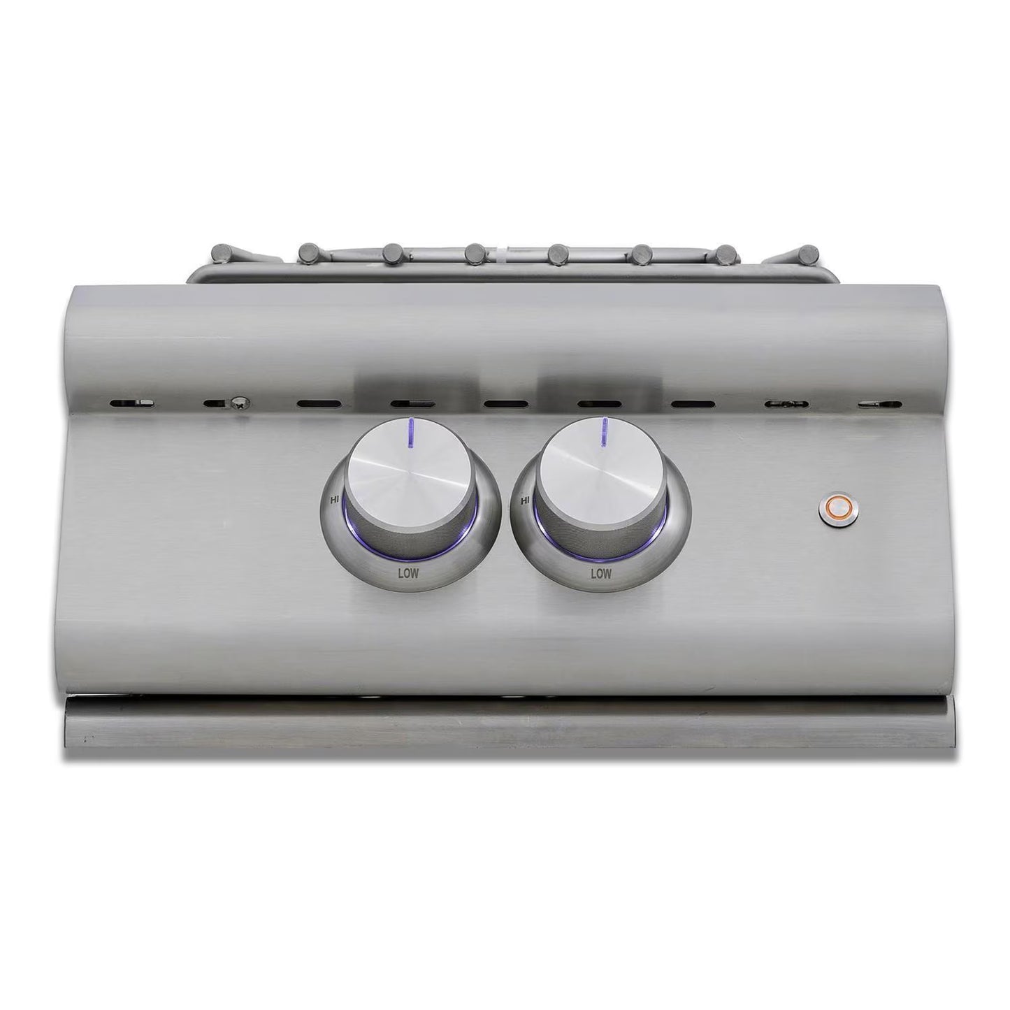 Blaze LTE+ Built-In Gas High Performance Power Burner w/ Wok Ring & Stainless Steel Lid