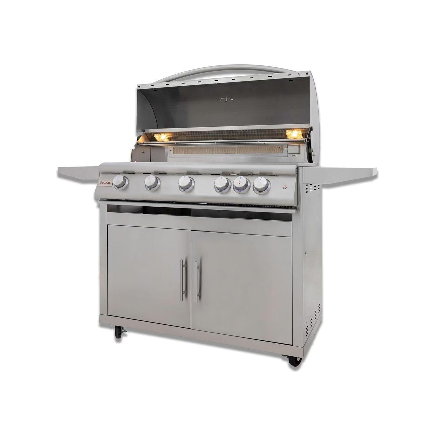 Blaze 40-Inch 5-Burner Premium LTE+ Gas Grill with Rear Burner and Built-in Lighting System