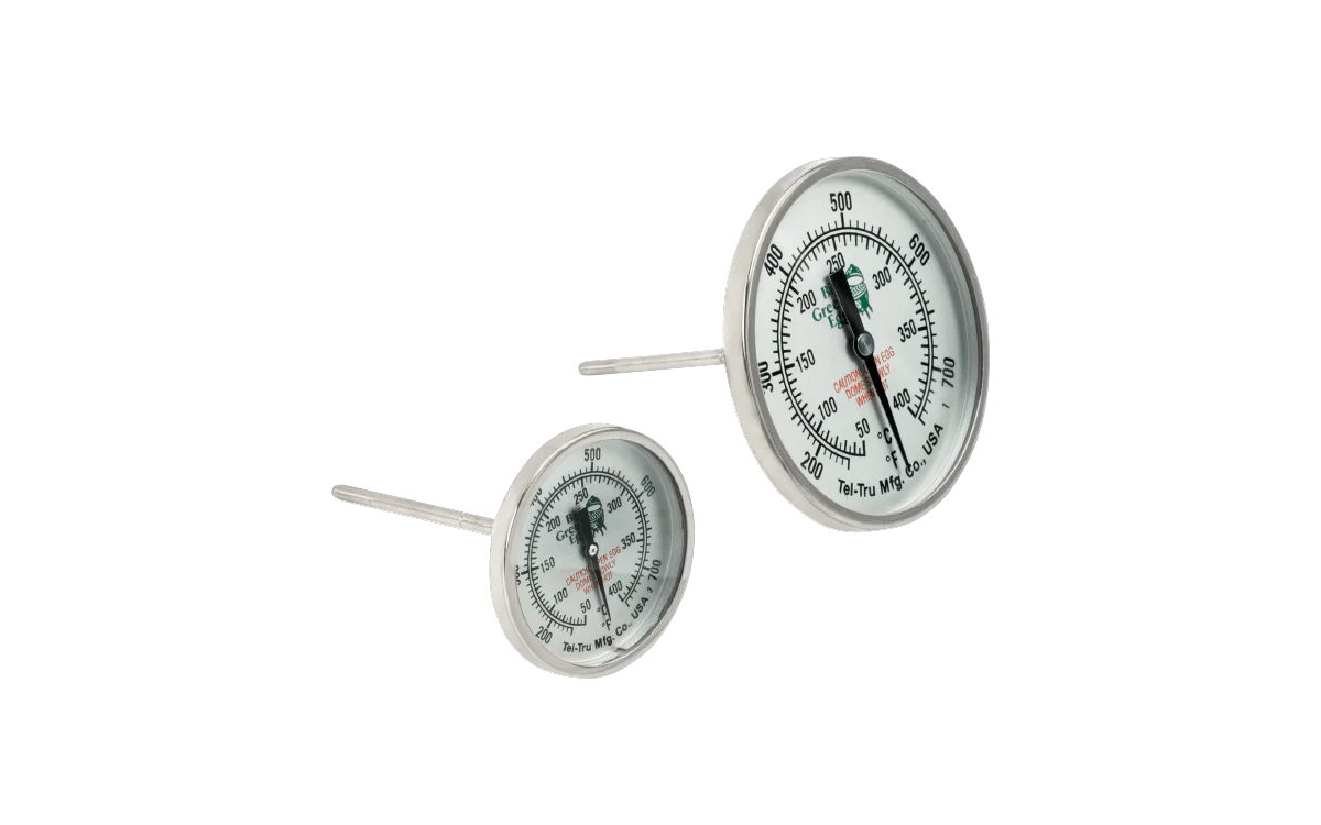 BGE External Temperature Gauge LARGE DIAL 3"/8cm (750°F / 400°C) (fits all except Mini)