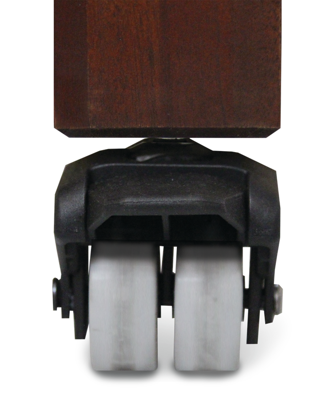 BGE Caster Kit - (2 in/5cm) 2 locking 2 non-locking for all Modular Nests and Wood Tables