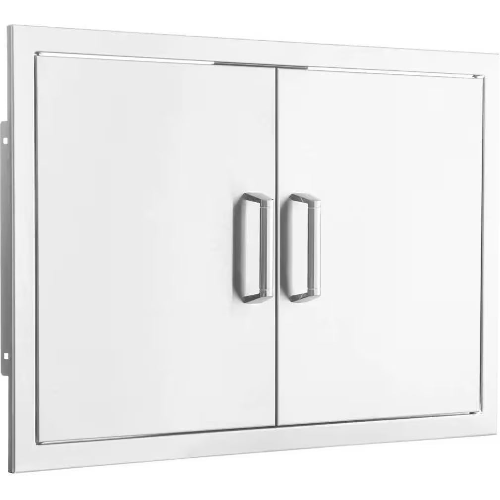 The Grill Guys 25-in Stainless Steel Double Access Door