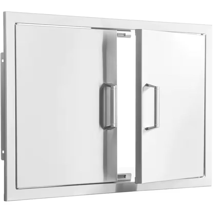 The Grill Guys 32-in Stainless Steel Double Access Door