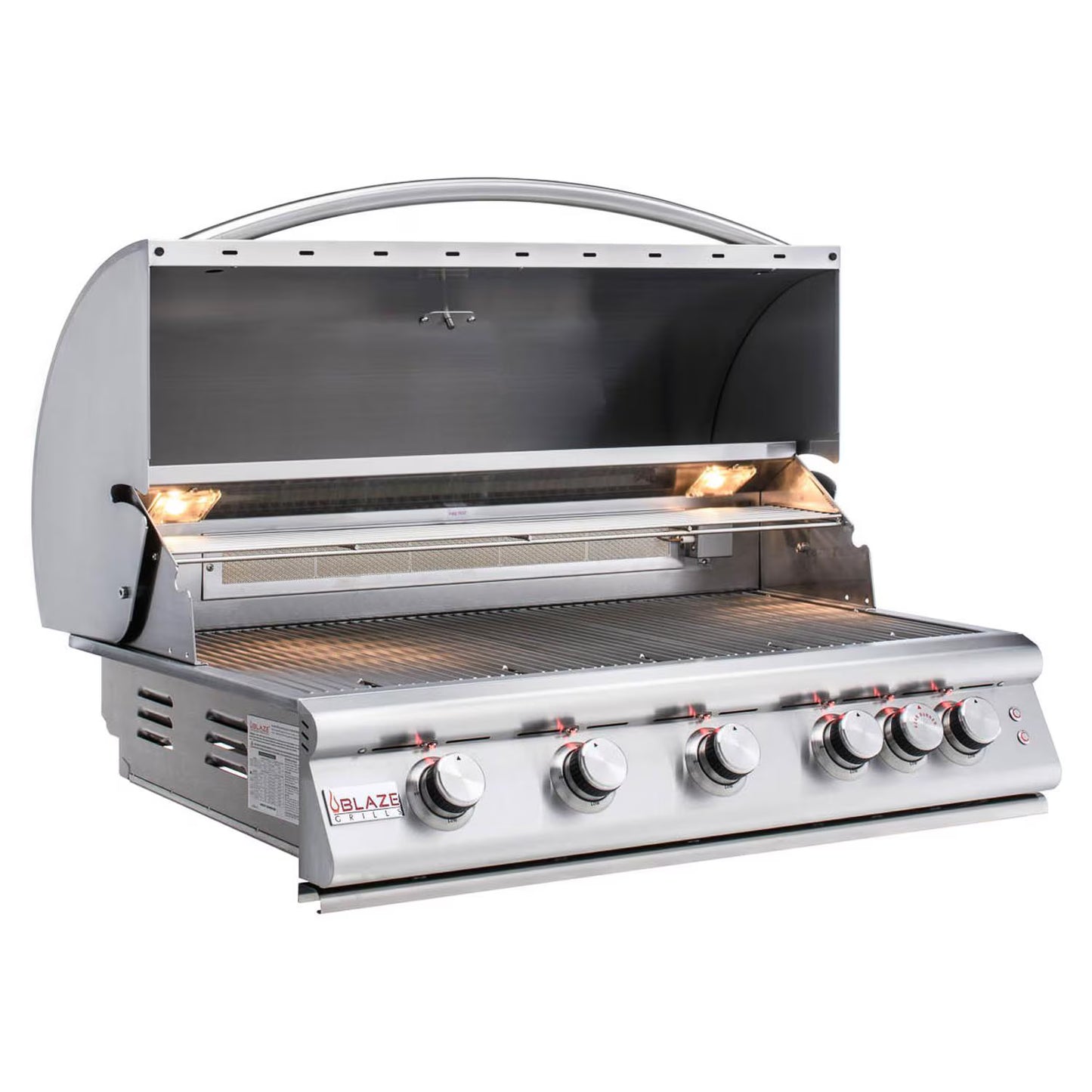 Blaze LTE 40-Inch 5-Burner Built-In Gas Grill w/ Rear Infrared Burner & Grill Lights