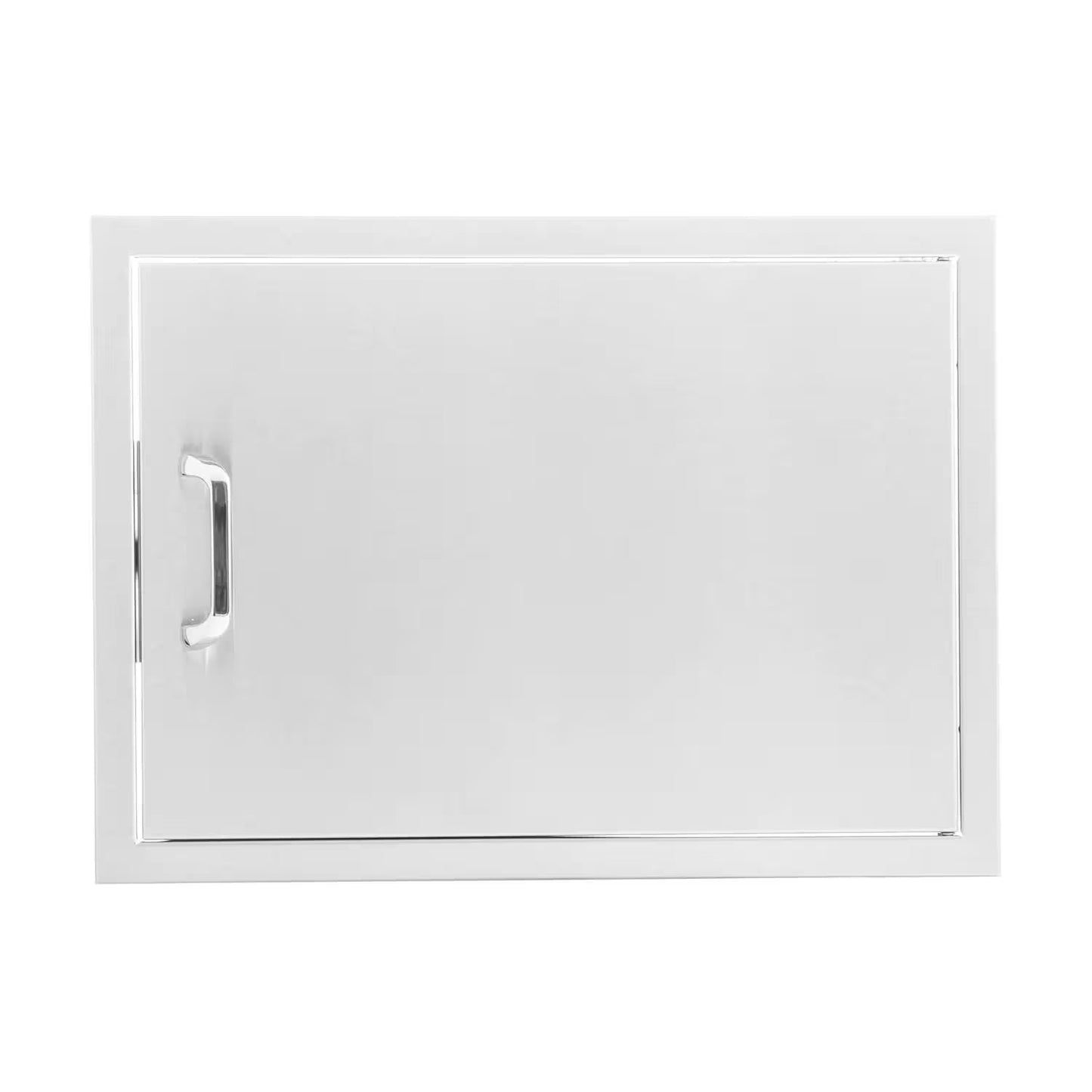 The Grill Guys Stainless Steel Reversible Single Access Door Multiple Sizes, 12"-28"