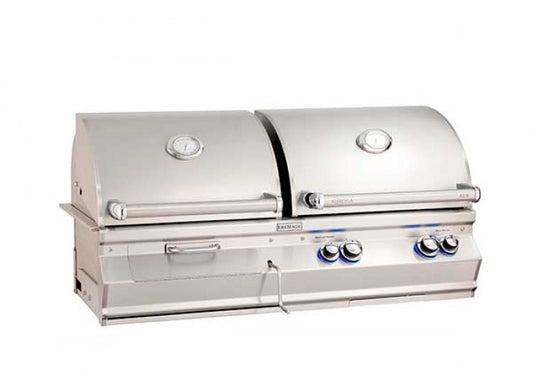 Fire Magic 2020 Aurora A830i, Gas and Charcoal Combo Grill image 0