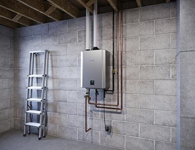 Rinnai Sensei RX Series 11 GPM 120 Volt Residential Indoor Liquid Propane / Natural Gas Tankless Water Heater with Integrated Recirculation Pump