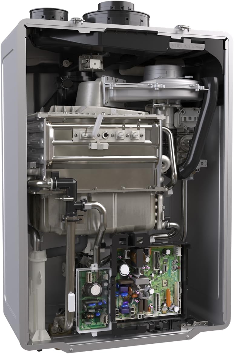 Rinnai Sensei RX Series 11 GPM 120 Volt Residential Indoor Liquid Propane / Natural Gas Tankless Water Heater with Integrated Recirculation Pump