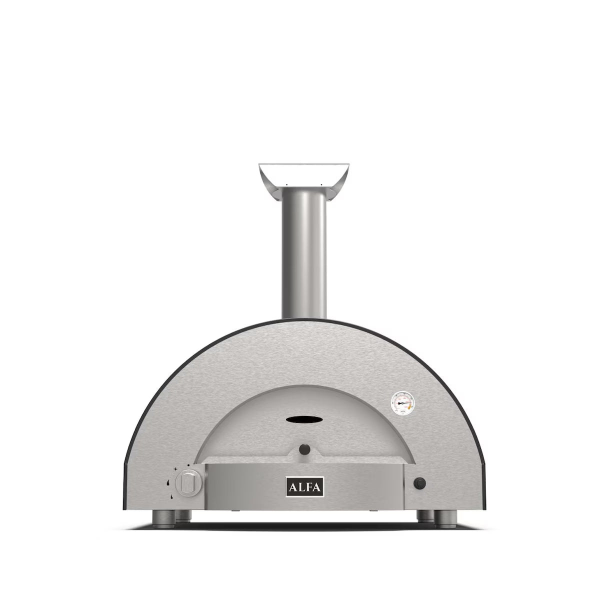 Alfa Classico 2 Pizze; Gas-Fired Pizza Oven. Ardesia Grey Wood Burning Hybrid Kit (Sold Separately)
