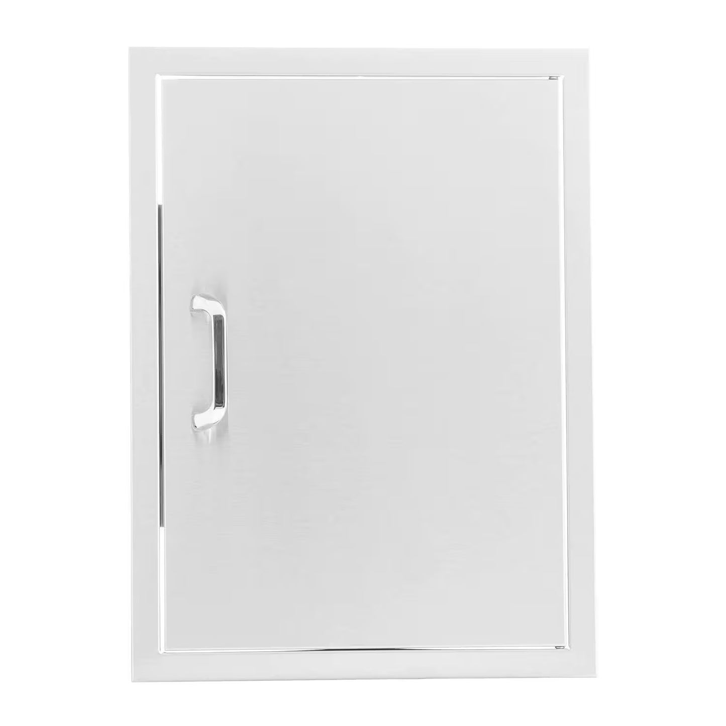 The Grill Guys Stainless Steel Reversible Single Access Door Multiple Sizes, 12"-28"