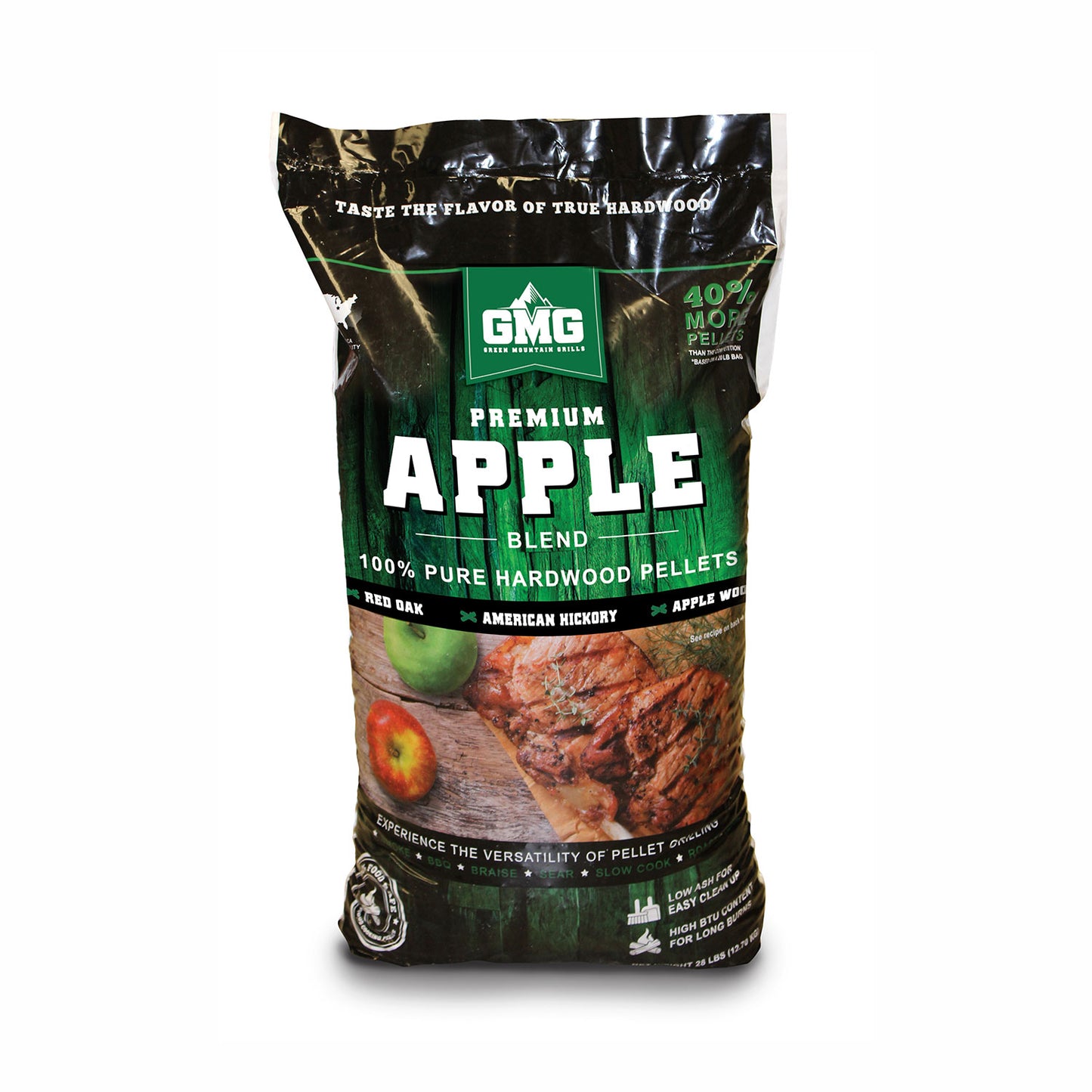 GMG Premium Apple Blend Pellets - 28lbs Bag