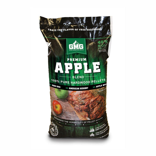 GMG Premium Apple Blend Pellets - 28lbs Bag