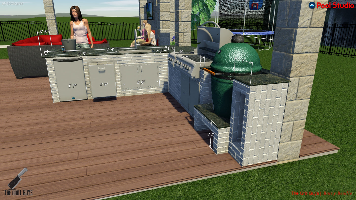 Custom Outdoor Kitchen Design Service