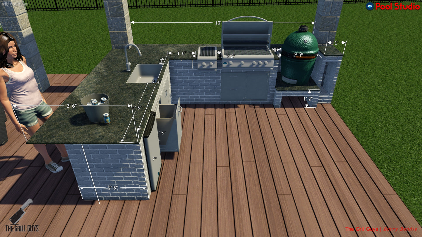 Custom Outdoor Kitchen Design Service