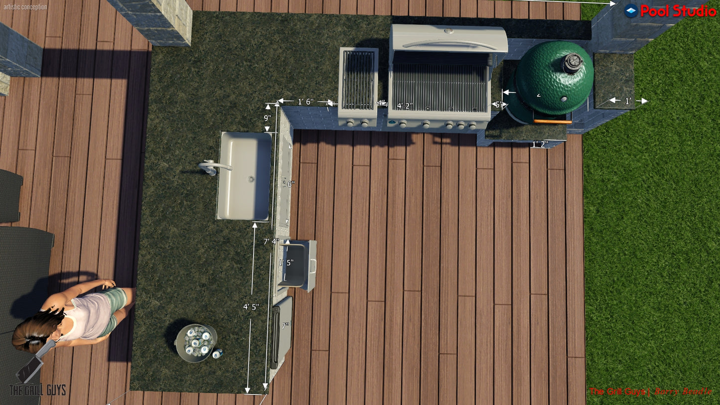 Custom Outdoor Kitchen Design Service