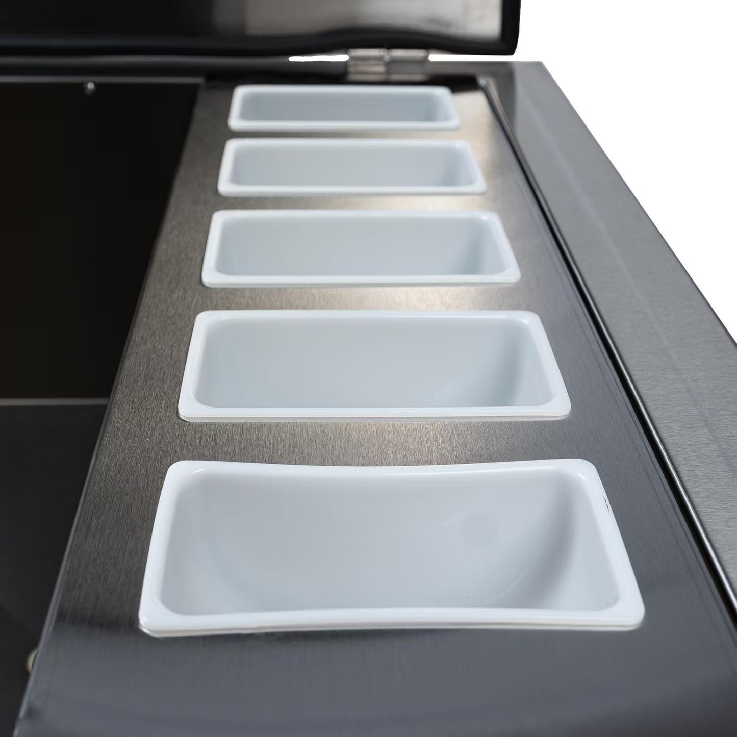 The Grill Guys 25-in Drop-In Ice Bin Cooler w/ Condiment Holder