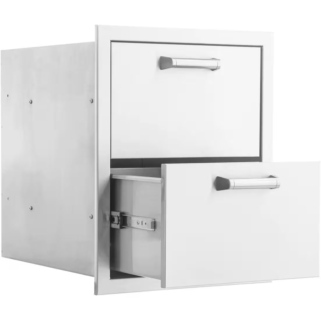 The Grill Guys 16-in Stainless Steel Double Access Drawer