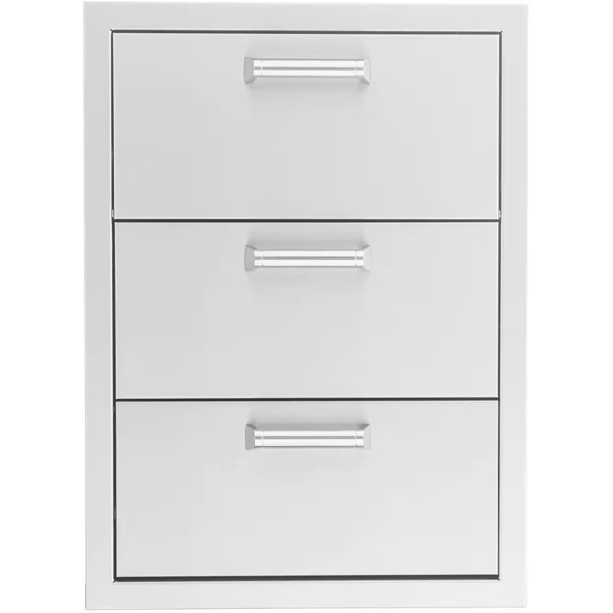The Grill Guys 16-in Stainless Steel Triple Access Drawer