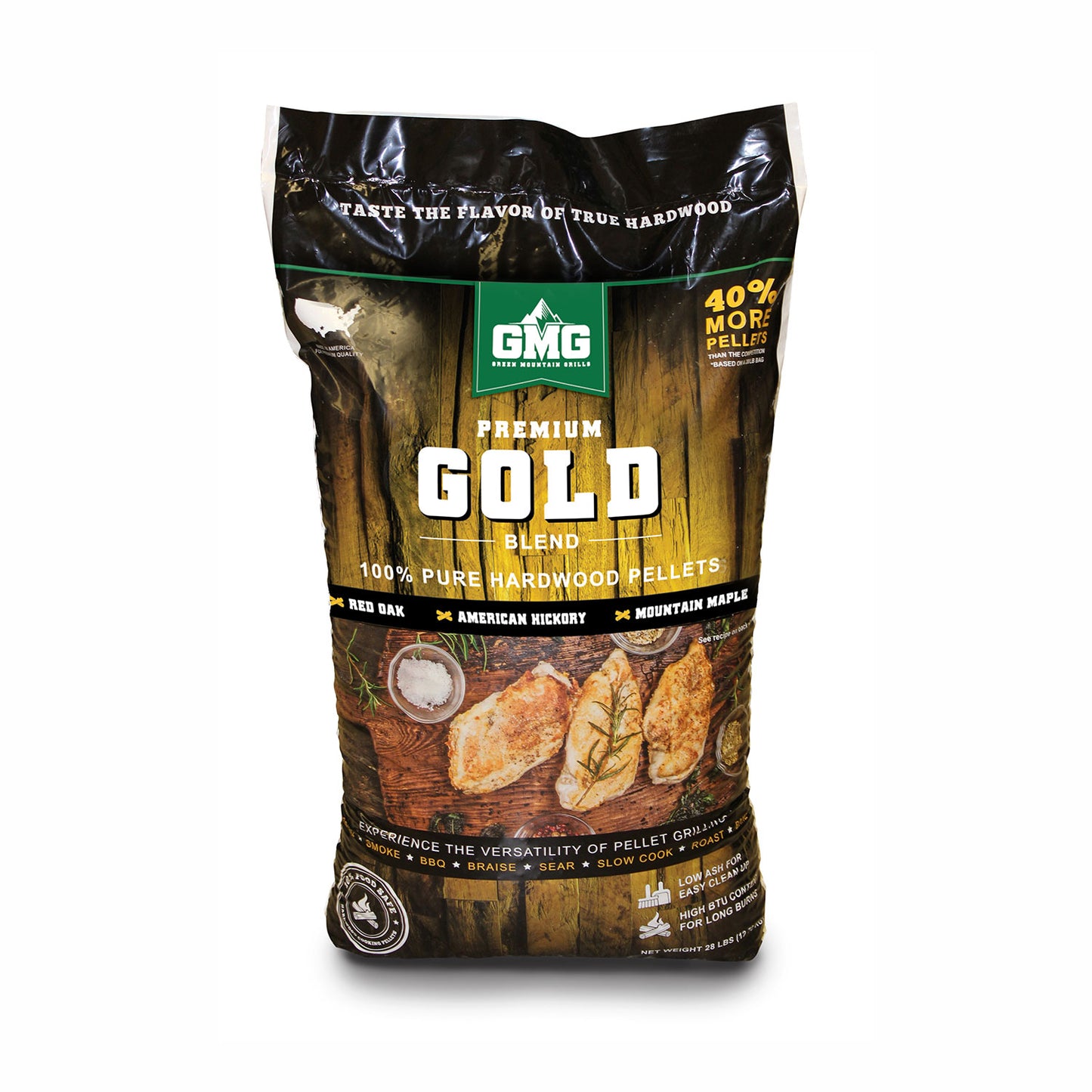 GMG Premium Gold Blend Pellets - 28lbs bag