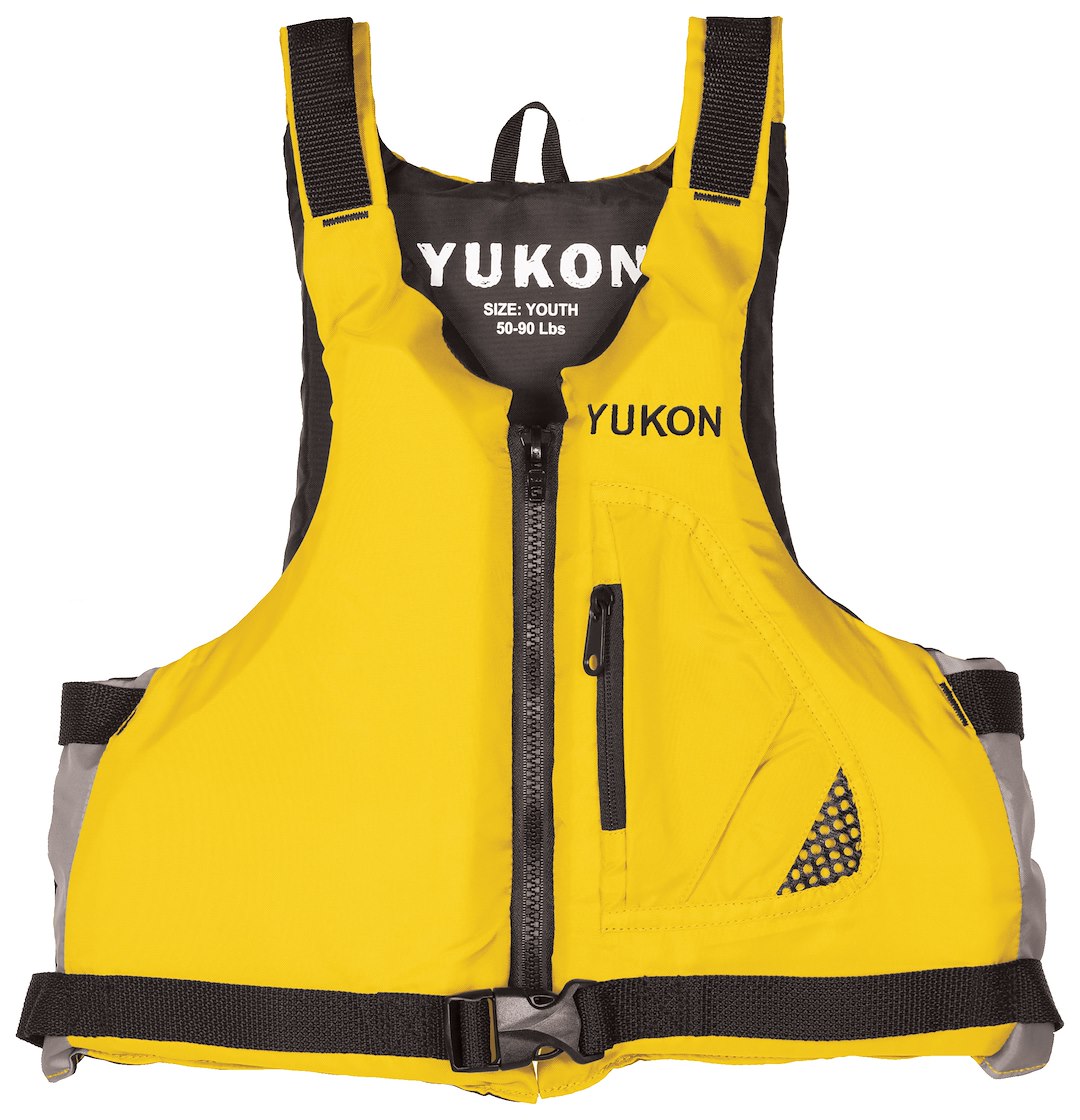 YUKON BASE PADDLE/ANGLER VEST  YELLOW