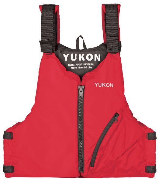 YUKON BASE PADDLE/ANGLER VEST  RED