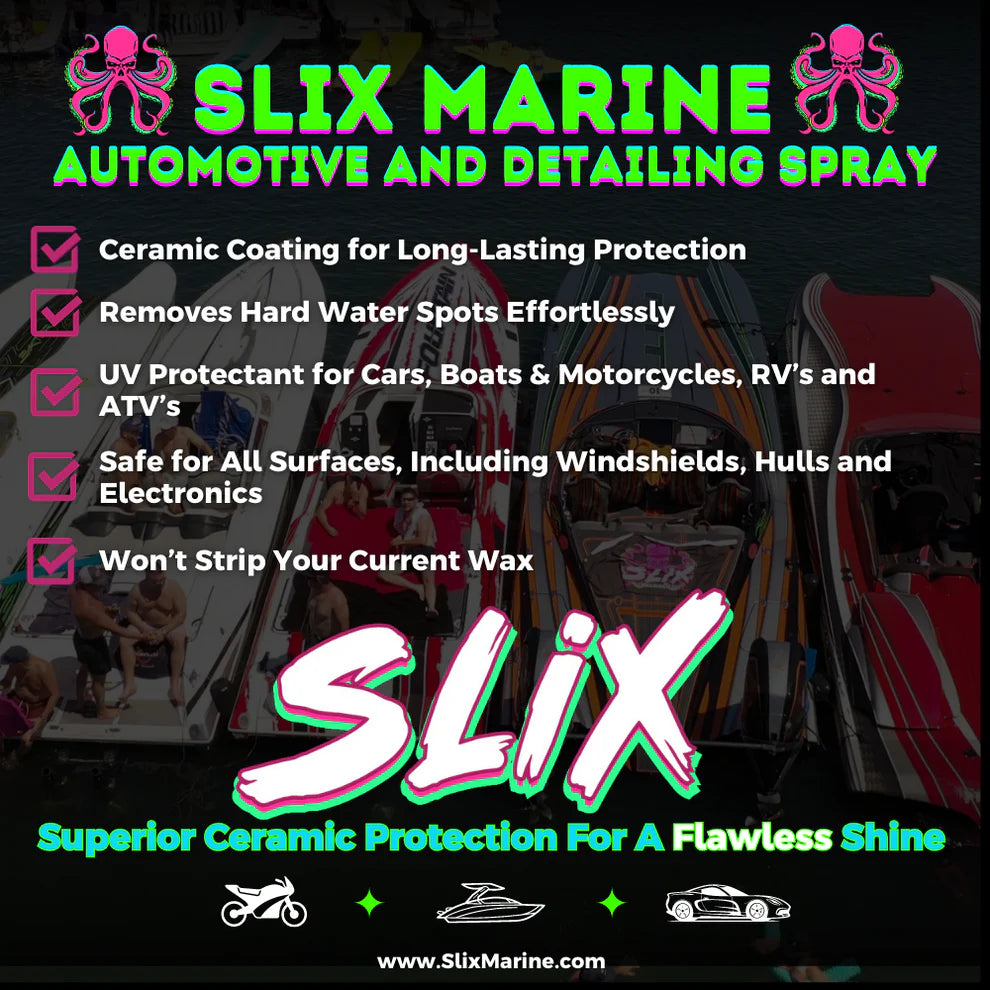 Slix Marine Ceramic Infused Detail Spray (32oz)