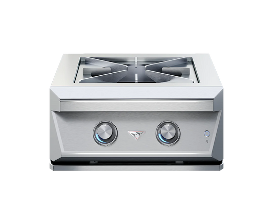 Twin Eagles Built-In Power Burner with Reversible Heavy Duty Grate & Stainless Steel Lid