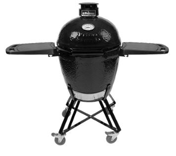 Primo Kamado All-In-One Round Ceramic Grill with Cradle & Side Shelves