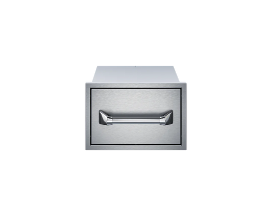 Twin Eagles 15-Inch Built-In Stainless Steel Paper Towel Drawer with Storage Tray