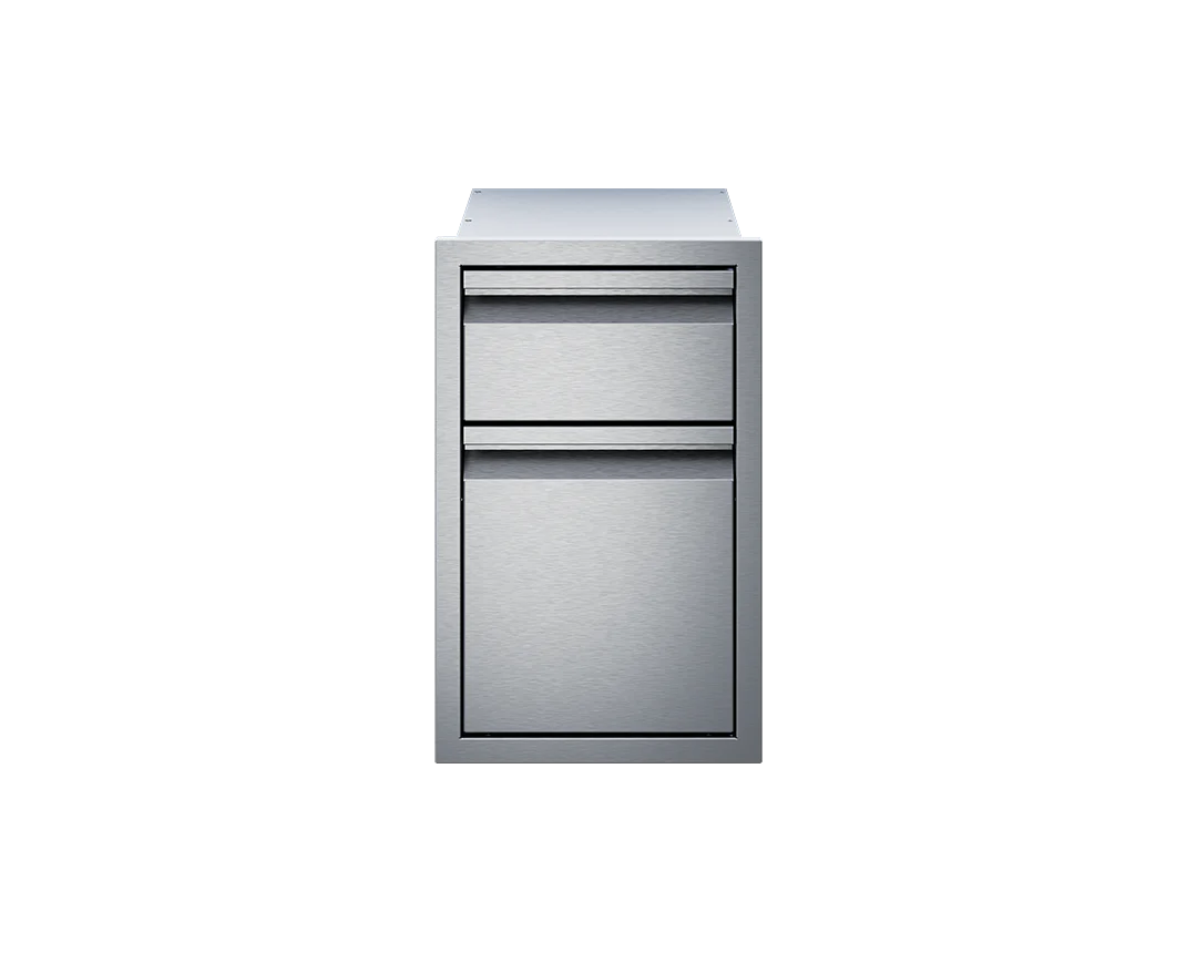 Twin Eagles Stainless Steel Double Access Drawer