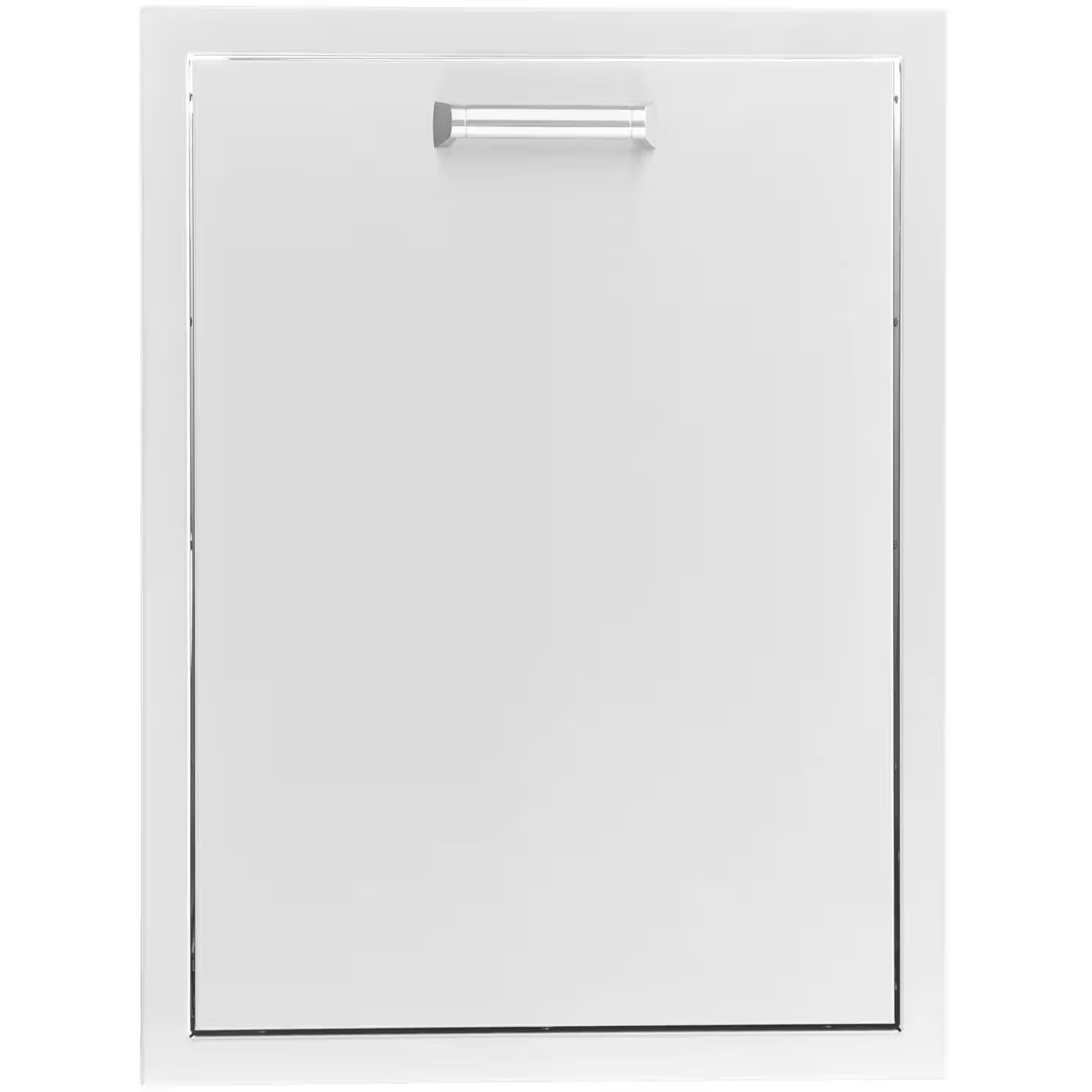 The Grill Guys 20-in Stainless Steel Roll-Out Double Trash & Recycling Bin