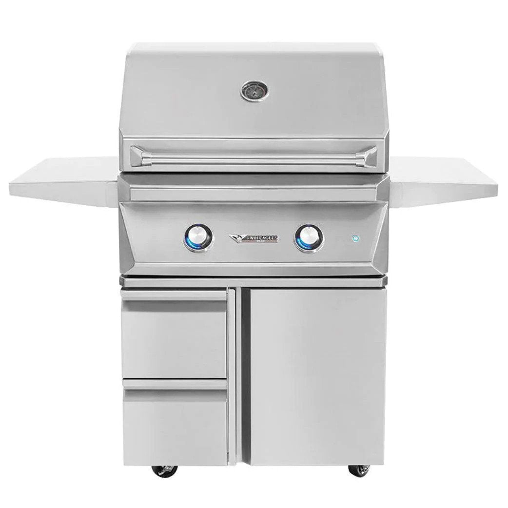 Twin Eagles 30-Inch 2-Burner Grill On Cart image 0