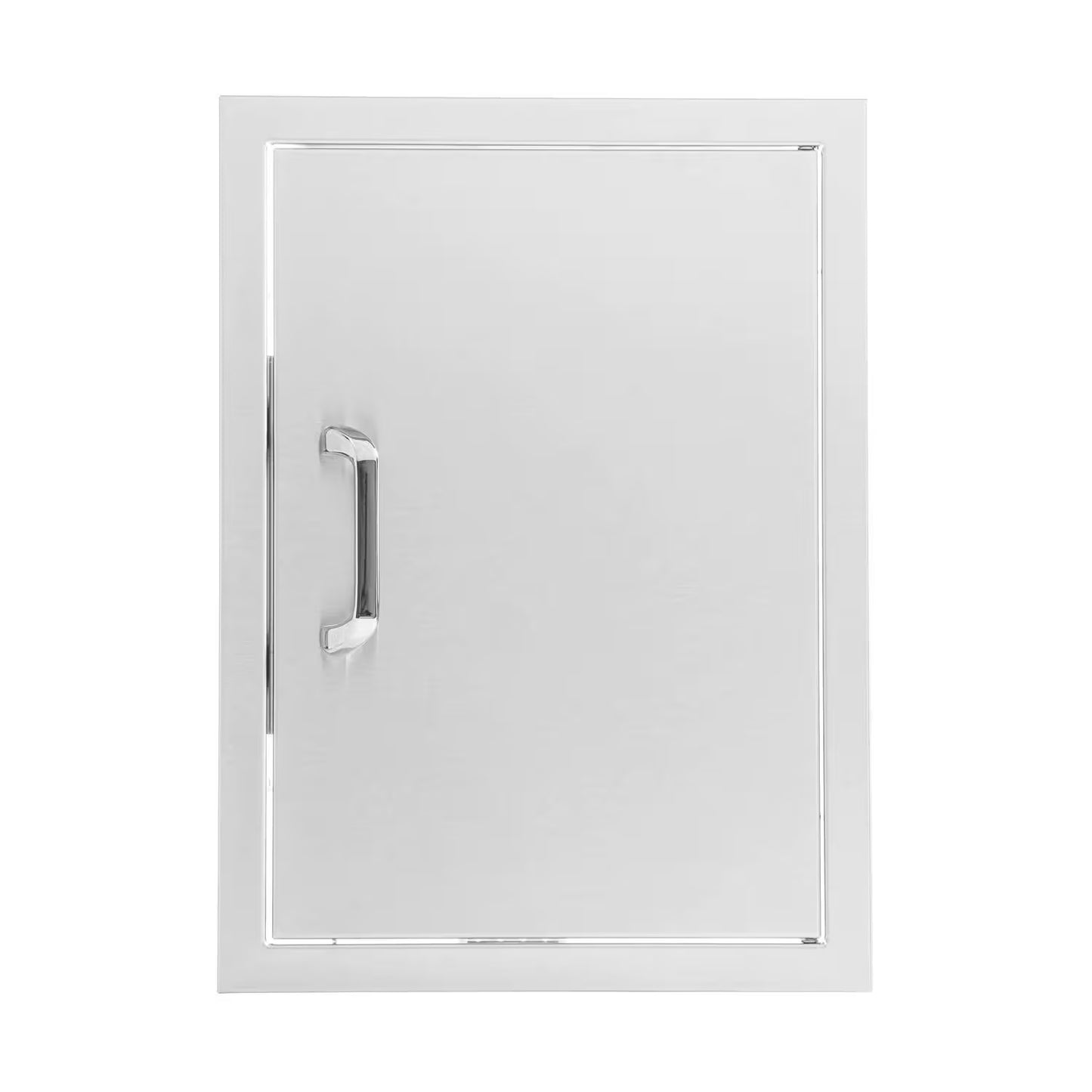 The Grill Guys Stainless Steel Reversible Single Access Door Multiple Sizes, 12"-28"