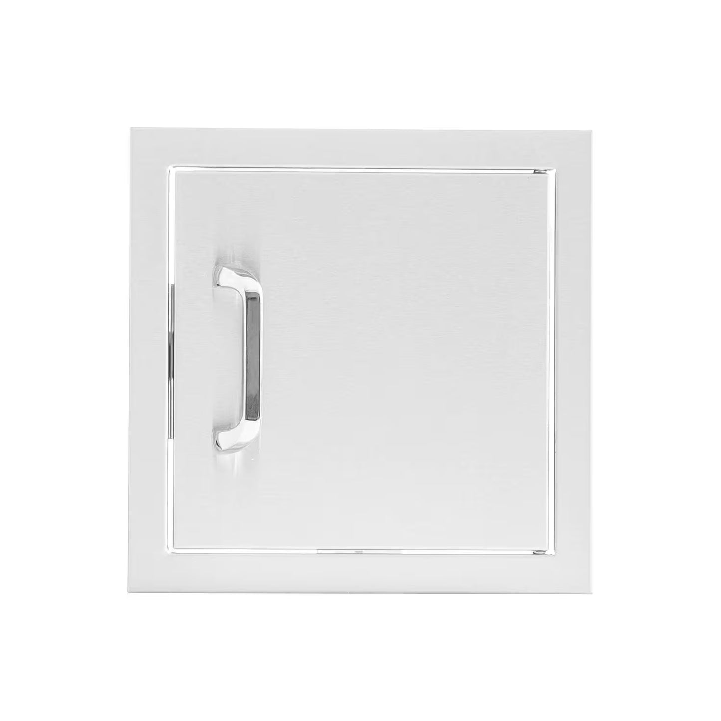 The Grill Guys Stainless Steel Reversible Single Access Door Multiple Sizes, 12"-28"
