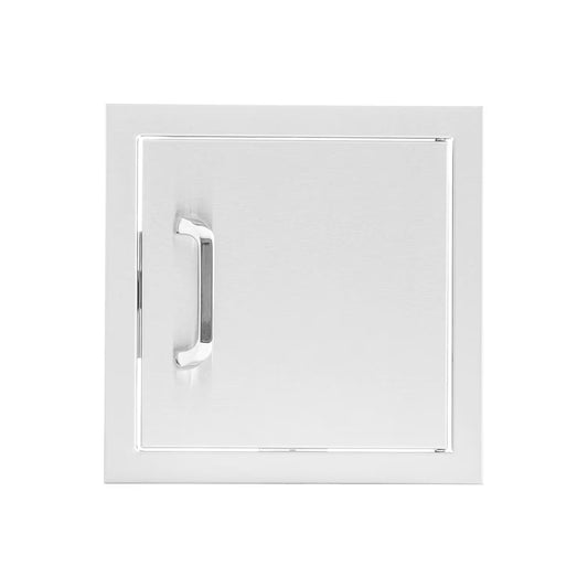 The Grill Guys Stainless Steel Reversible Single Access Door Multiple Sizes, 12"-28"