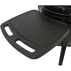 Primo All-In-One Oval Large 300 Ceramic Kamado Grill With Cradle, Side Shelves, And Stainless Steel Grates
