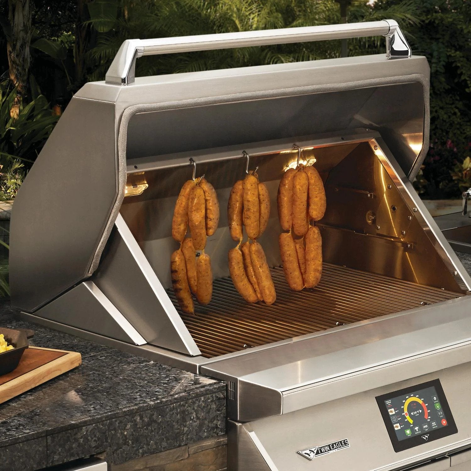 Twin Eagles Wi-Fi Controlled 36-Inch Built-In Stainless Steel Pellet Grill and Smoker image 2