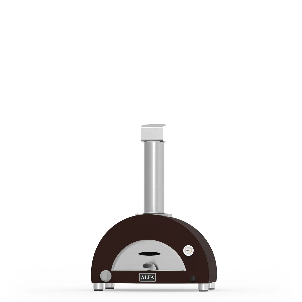 Alfa Moderno Copper 1 Pizze; Gas-Fired Pizza Oven. Wood Burning Hybrid Kit (Sold Separately)