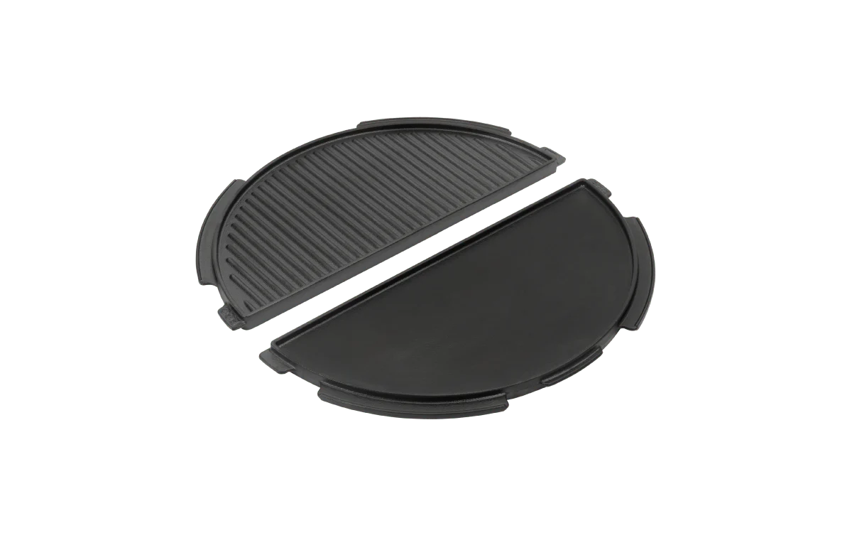 BGE Half Moon Cast Iron Plancha Griddle (Large, XL, 2XL)