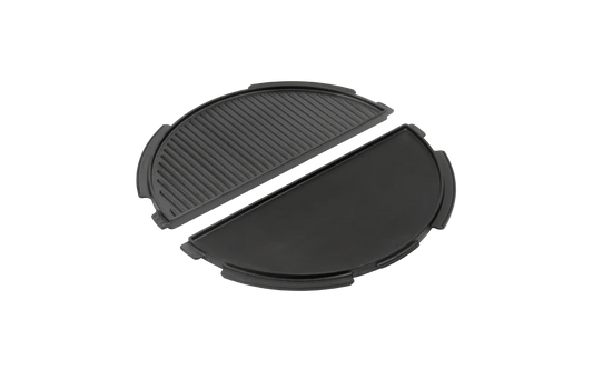 BGE Half Moon Cast Iron Plancha Griddle (Large, XL, 2XL)