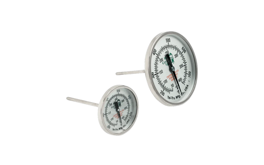 BGE External Temperature Gauge LARGE DIAL 3"/8cm (750°F / 400°C) (fits all except Mini)